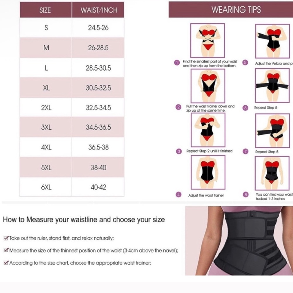 Womens Corset Latex Waist Trainer Shapewear - Picture 6 of 13